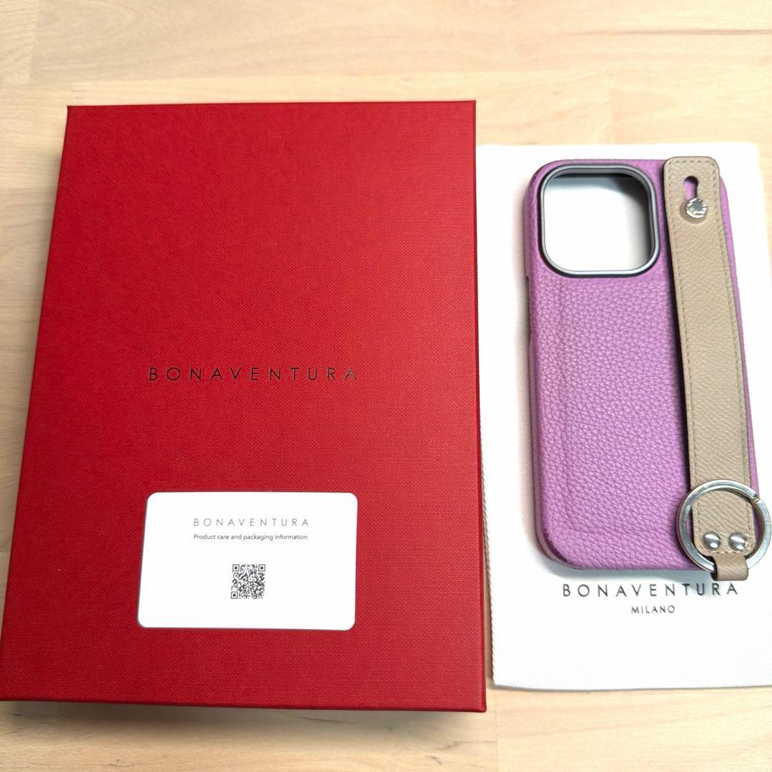 (iPhone 15 Pro) ハンドル付き カバーケース ボナベンチュラ