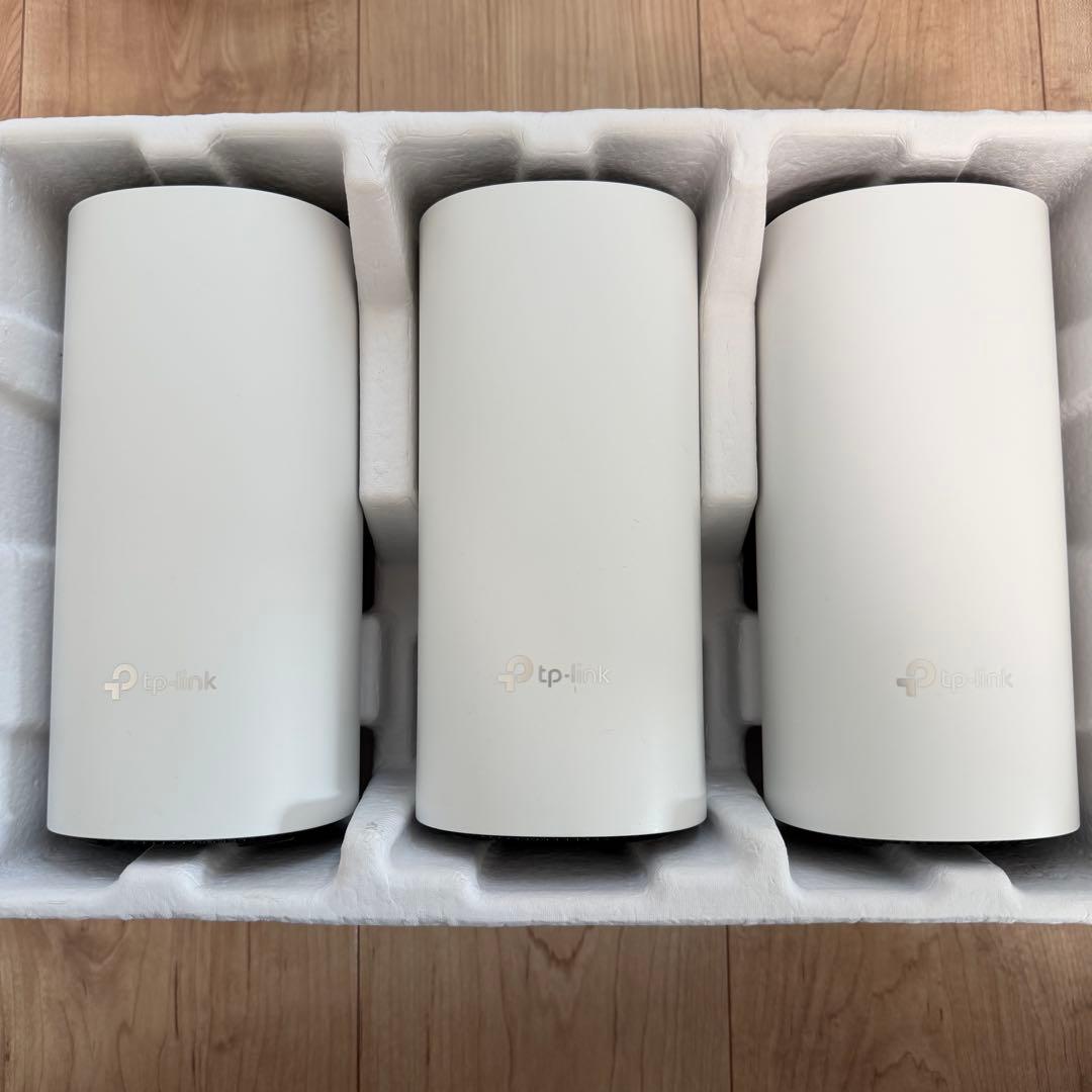 TP-LINK ルーター deco M4 3台セット ホワイト メッシュ構成化