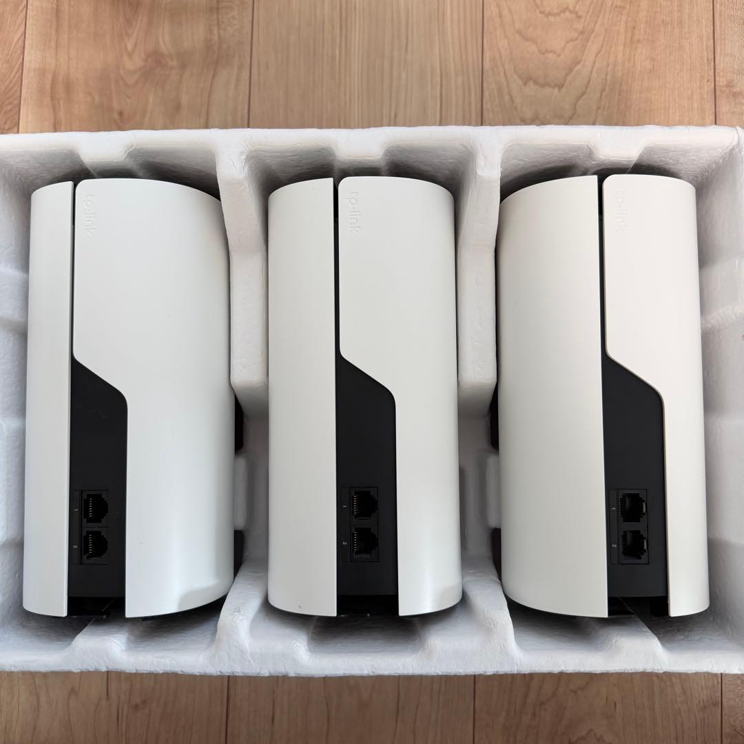 TP-LINK ルーター deco M4 3台セット ホワイト メッシュ構成化