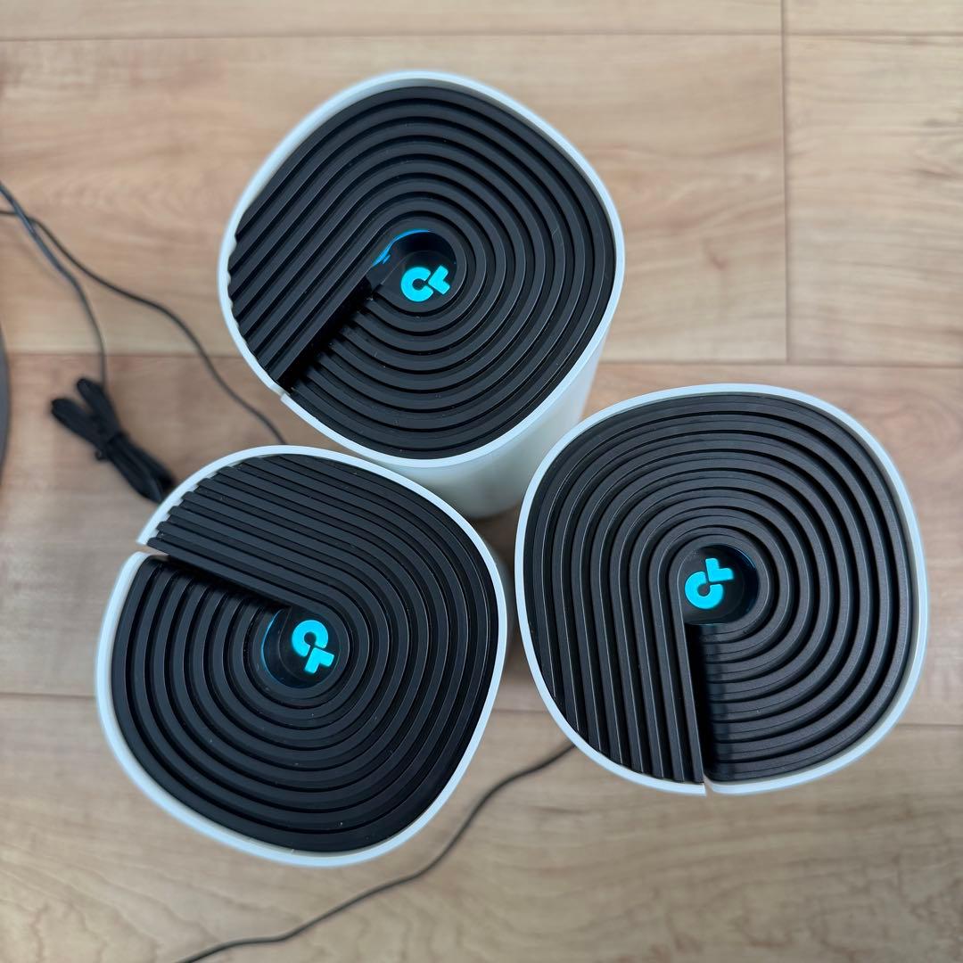 TP-LINK ルーター deco M4 3台セット ホワイト メッシュ構成化