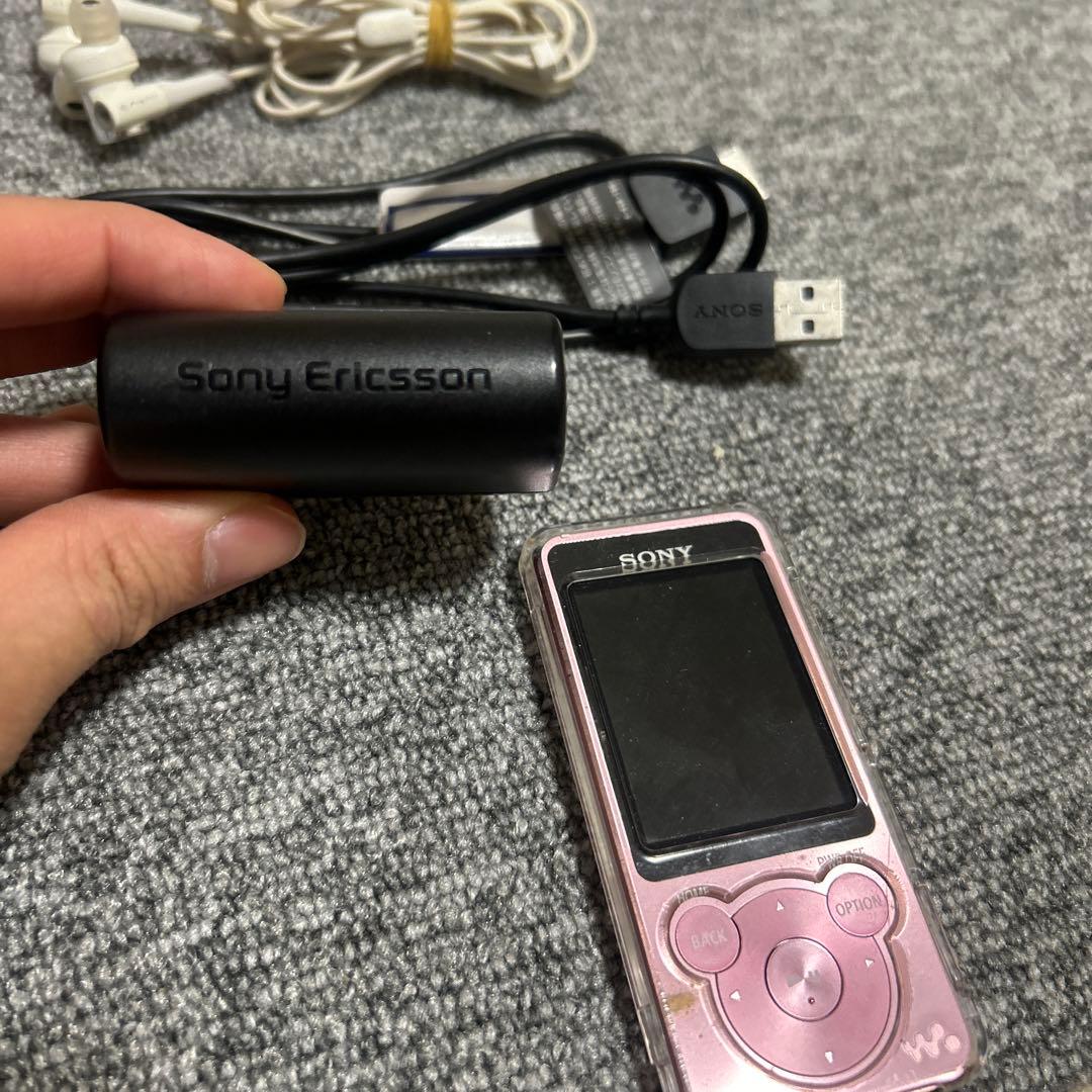 SONY ウォークマン NW-S14 付属品 6.71GB ピンク スピーカー