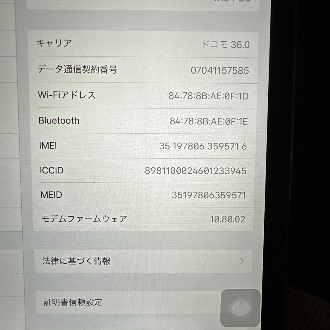 iPad本体 iPad mini2