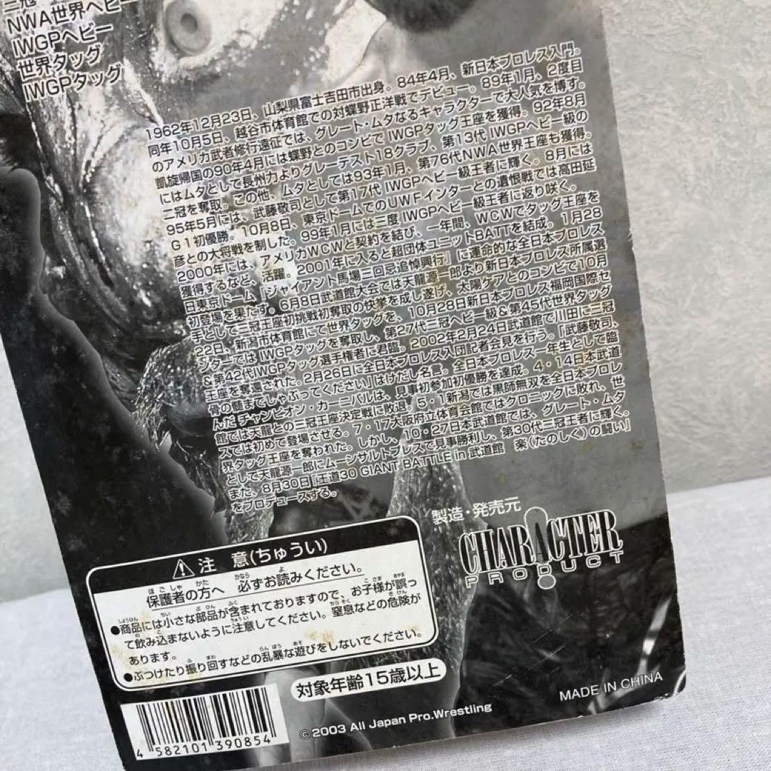 プロレス フィギュア　4体セット　蝶野正洋 武藤敬司 グレート・ムタ