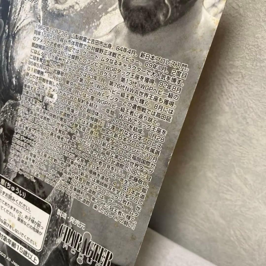 プロレス フィギュア　4体セット　蝶野正洋 武藤敬司 グレート・ムタ