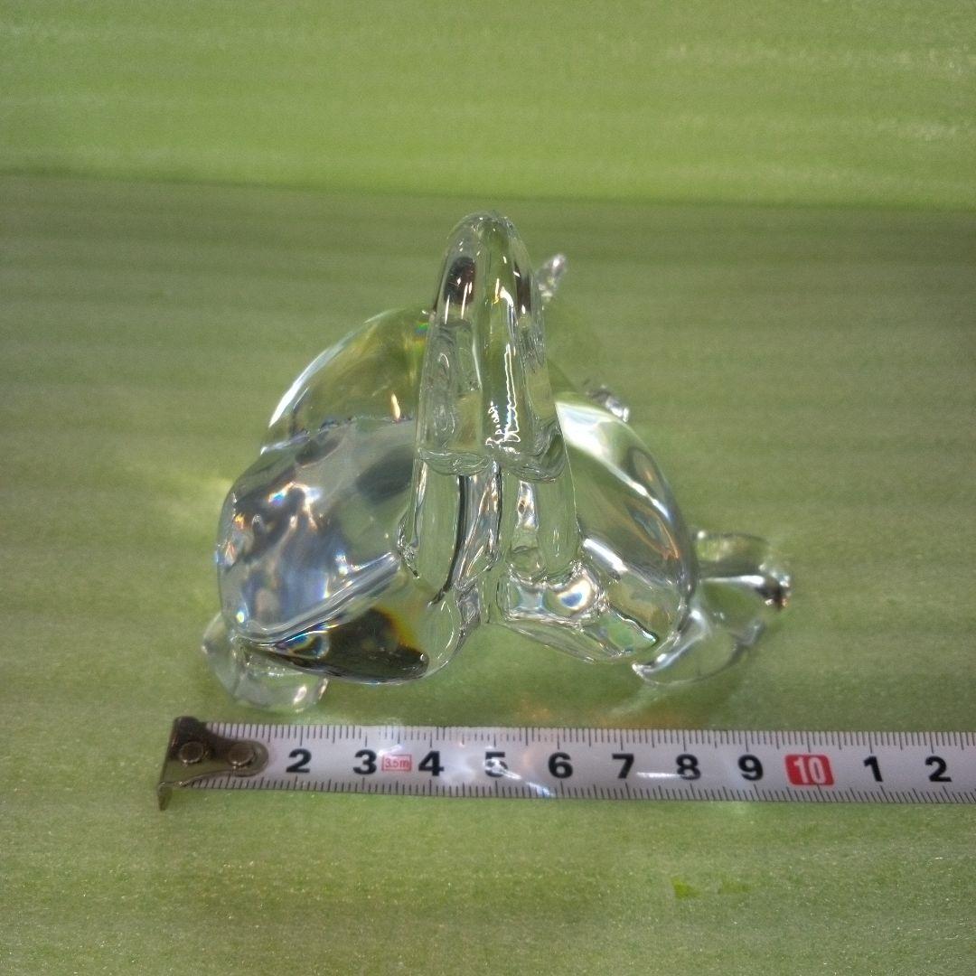 Hadeland　ハーデランド　猫の置物　クリスタルガラス？　※小傷多数有り