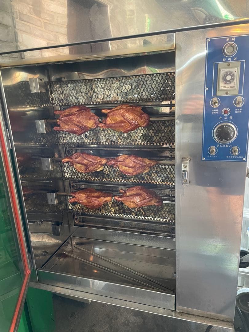 【業務用】丸鶏ロースター　自動回転