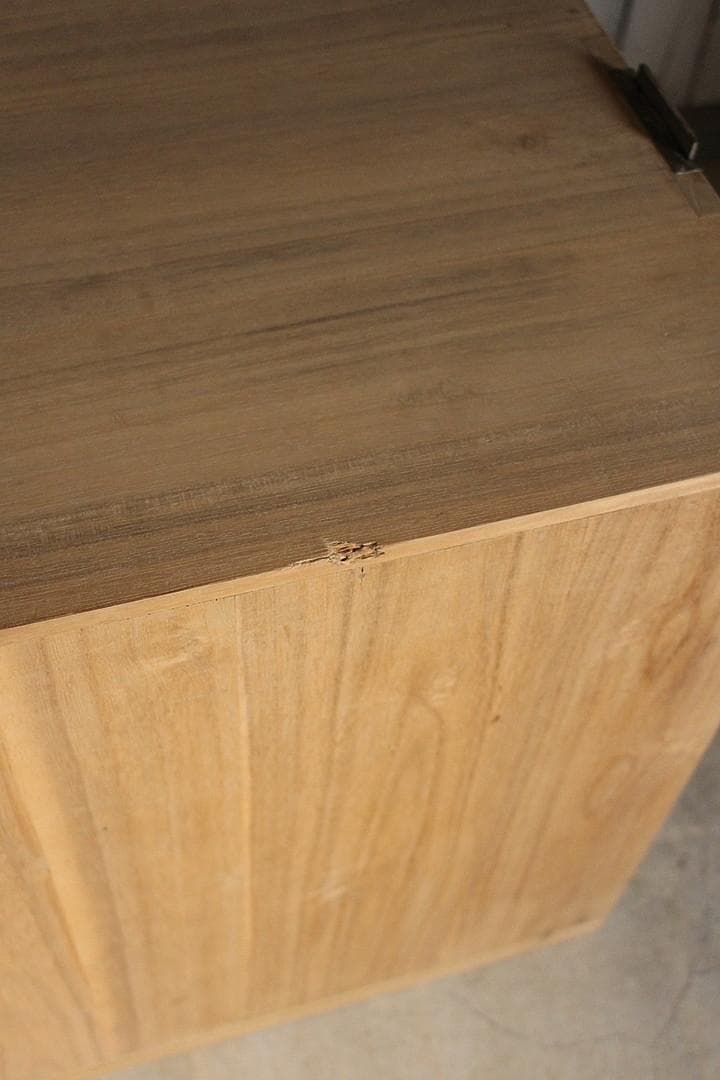 綺麗な前欅の箪笥3段　引き出し　タンス　収納　古家具　古民家　時代家具