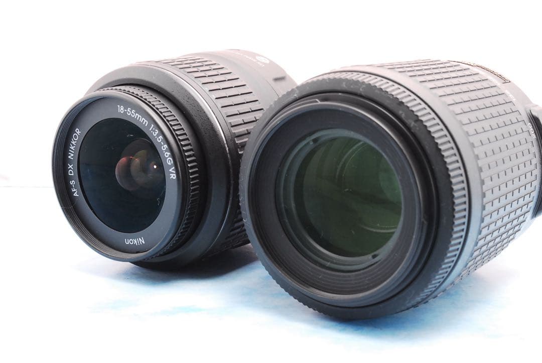 Nikon D5500★一眼レフカメラ★Wレンズ★美品＆S数少★スマホ転送