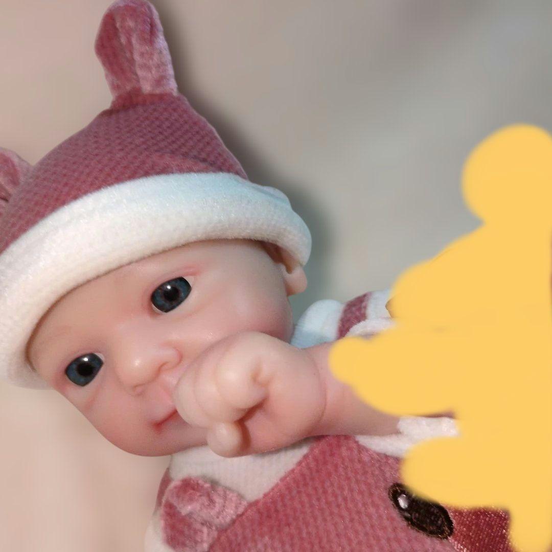 リボンドール♡フルシリコンベビー女の子お洋服付き