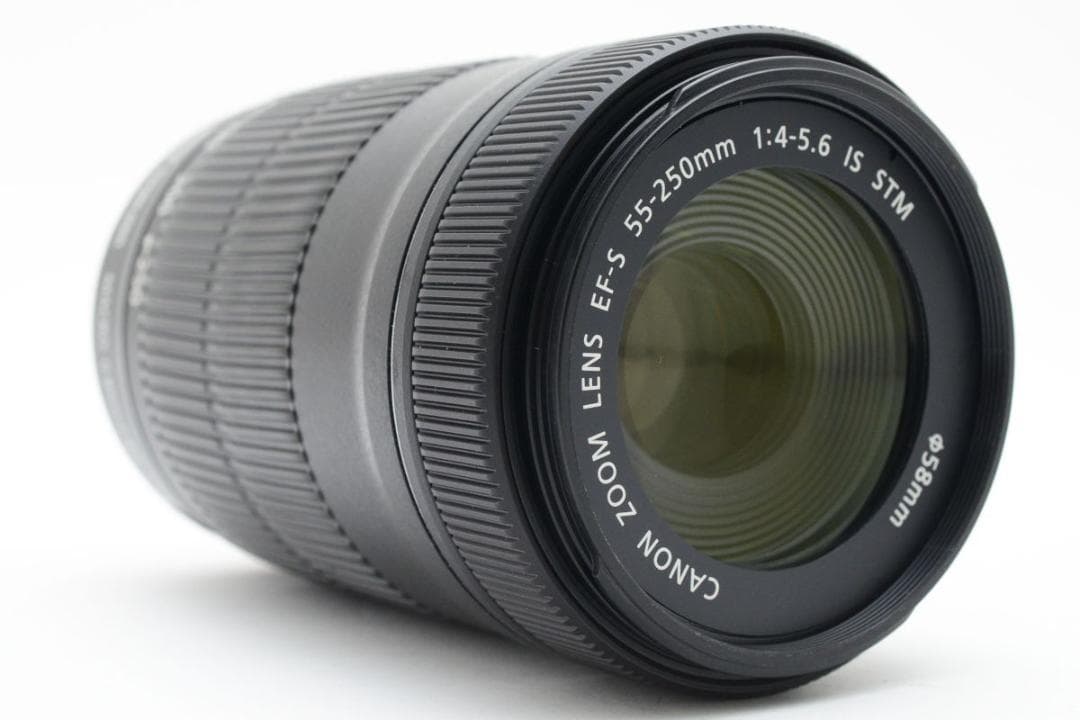美品　CANON EF-S 55-250mm IS STM 望遠レンズ