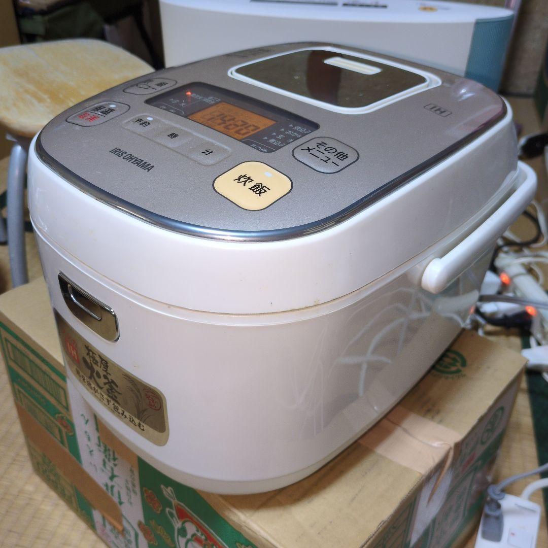 ★使用回数 7日のみ★極厚火釜 5.5合炊き アイリスオーヤマ IHジャー炊飯
