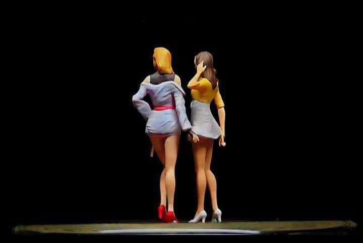 ⚠️在庫僅少1/64イニD【インパクトブルー/真子＆沙雪 Ver.2】2体セット