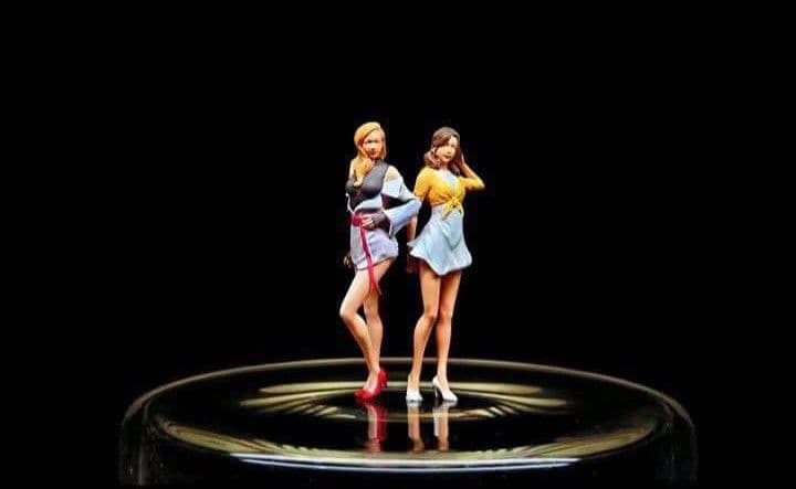 ⚠️在庫僅少1/64イニD【インパクトブルー/真子＆沙雪 Ver.2】2体セット