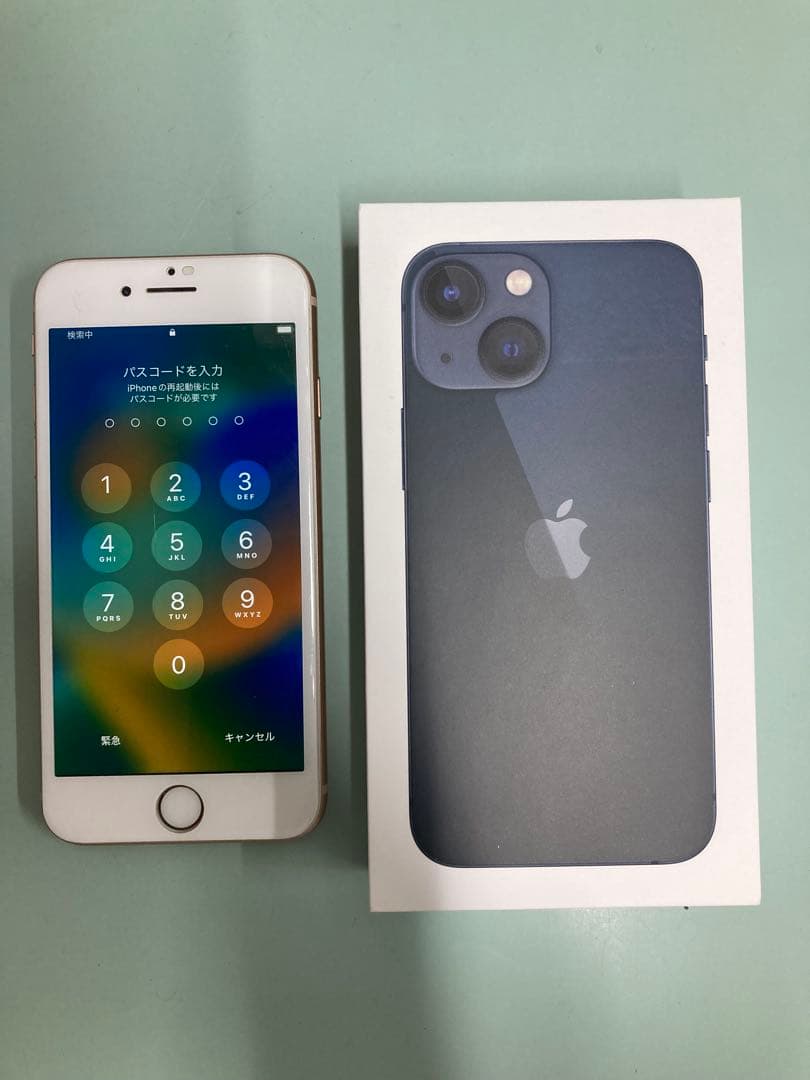 ‼️超美品‼️iPhone8箱有本体64GBピンクゴールドSIMフリ-バッテリ100