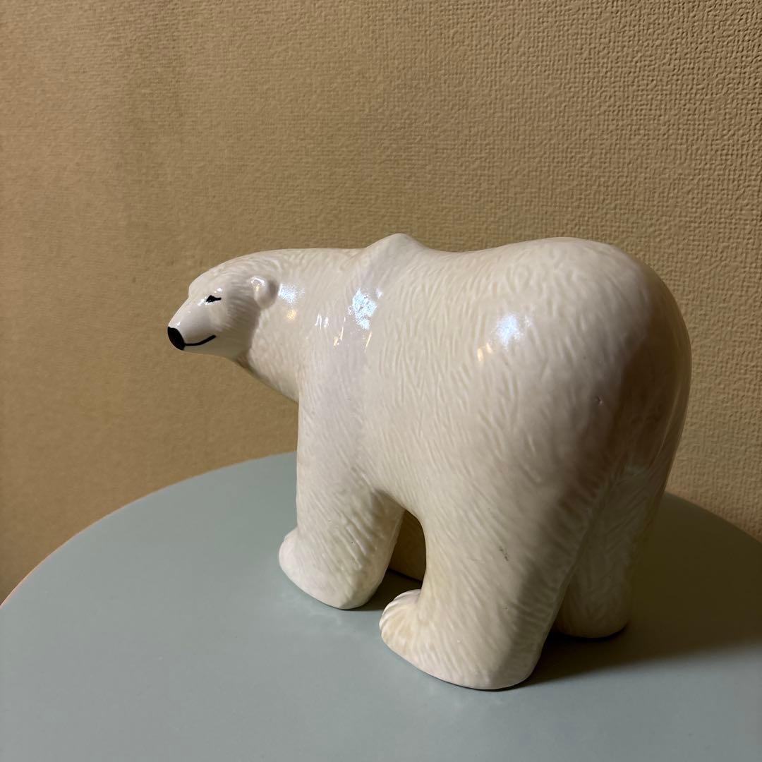 【美品】LISA LARSON リサラーソン ポーラーベア(L大)シロクマ 北極