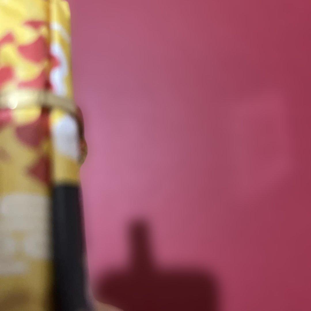 オレンジ フラワーデザイン リング