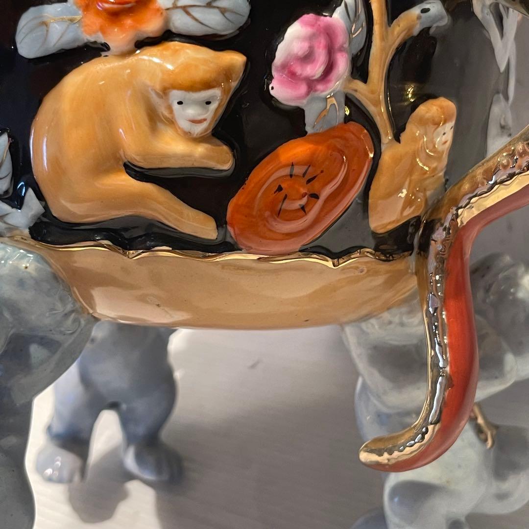 希少　美術陶陶磁器　三川内焼　唐子絵　壺　花瓶　花器　香炉　置物　インテリア