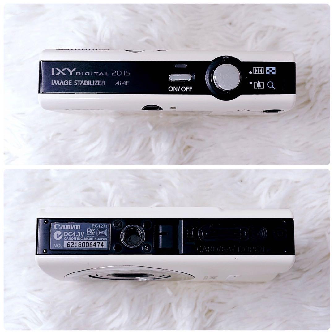 【美品・希少】 Canon IXY DIGITAL 20 IS ホワイト箱付き
