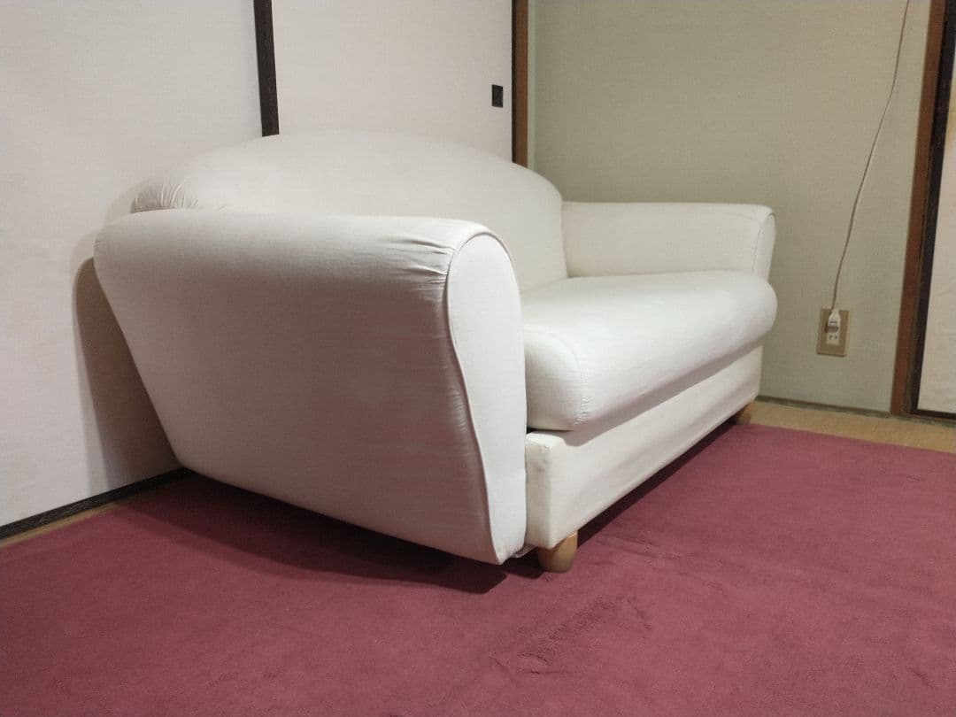 福岡　無印良品?　幅139cmコンパクト　ソファー