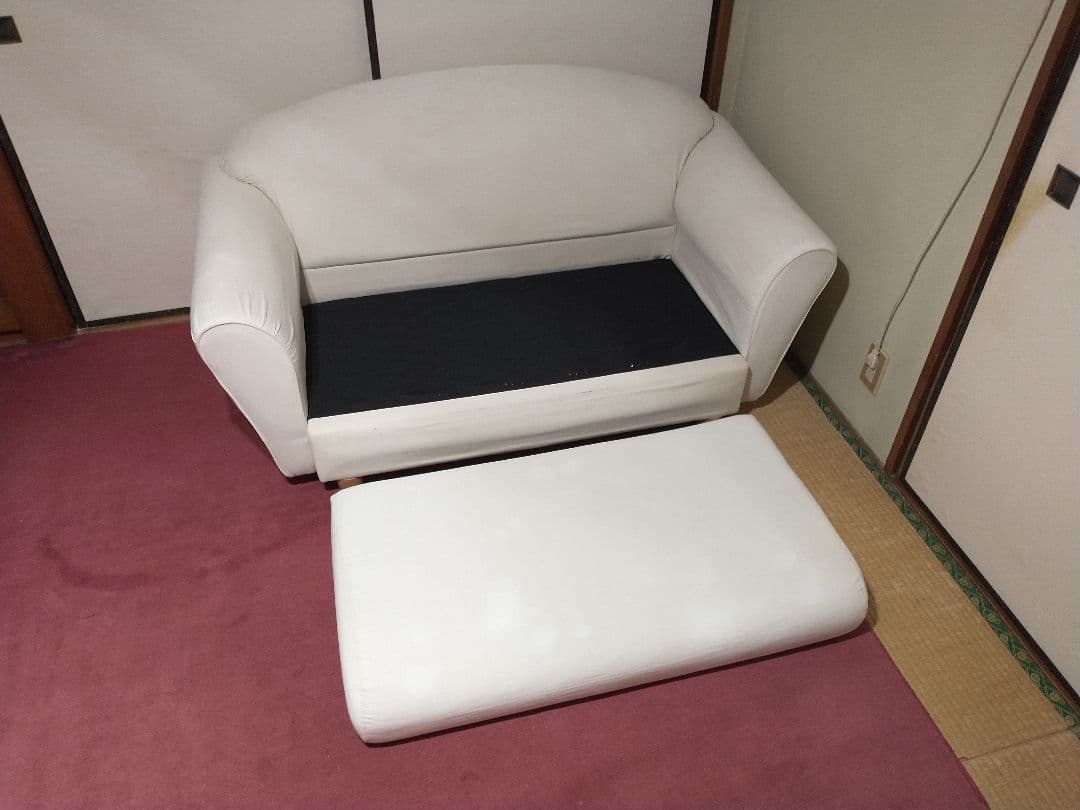 福岡　無印良品?　幅139cmコンパクト　ソファー