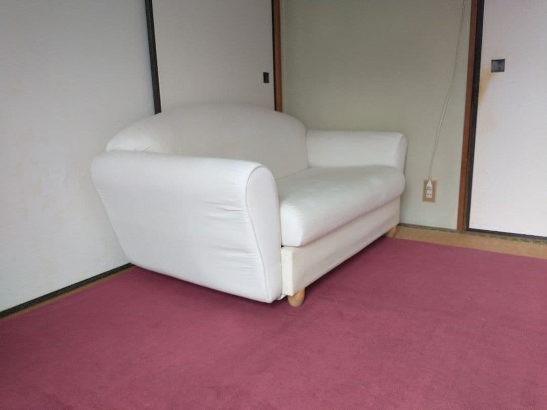 福岡　無印良品?　幅139cmコンパクト　ソファー