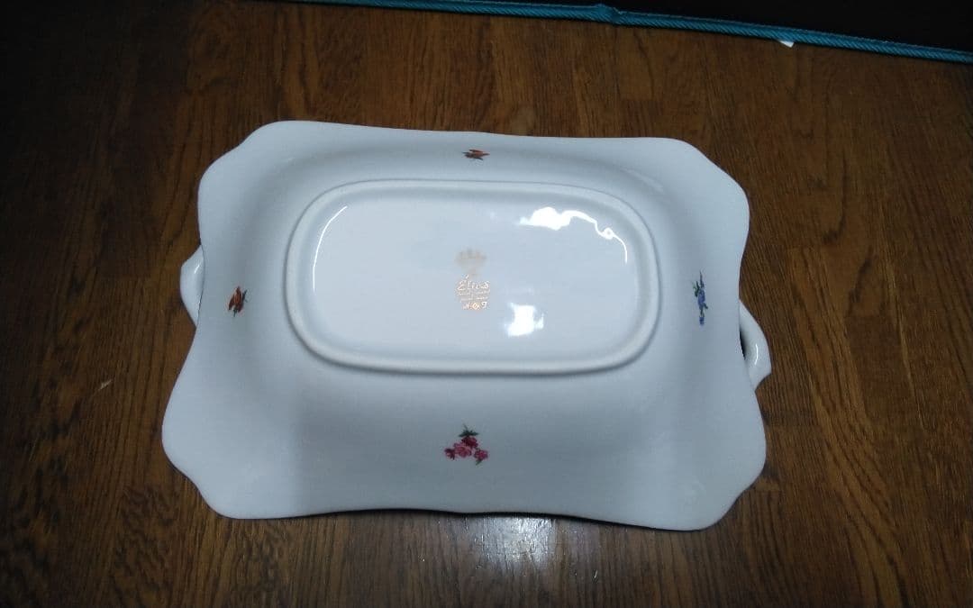 mMa-22.エリオス皿プレート・イタリア製ハンドペイント中古美品