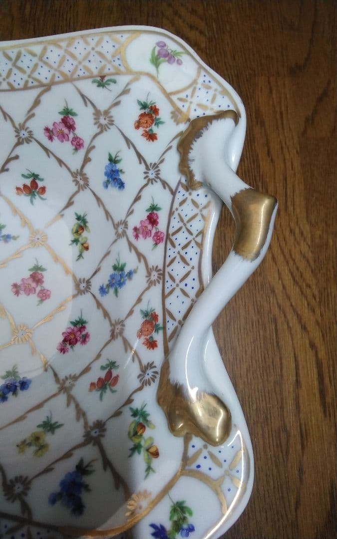 mMa-22.エリオス皿プレート・イタリア製ハンドペイント中古美品