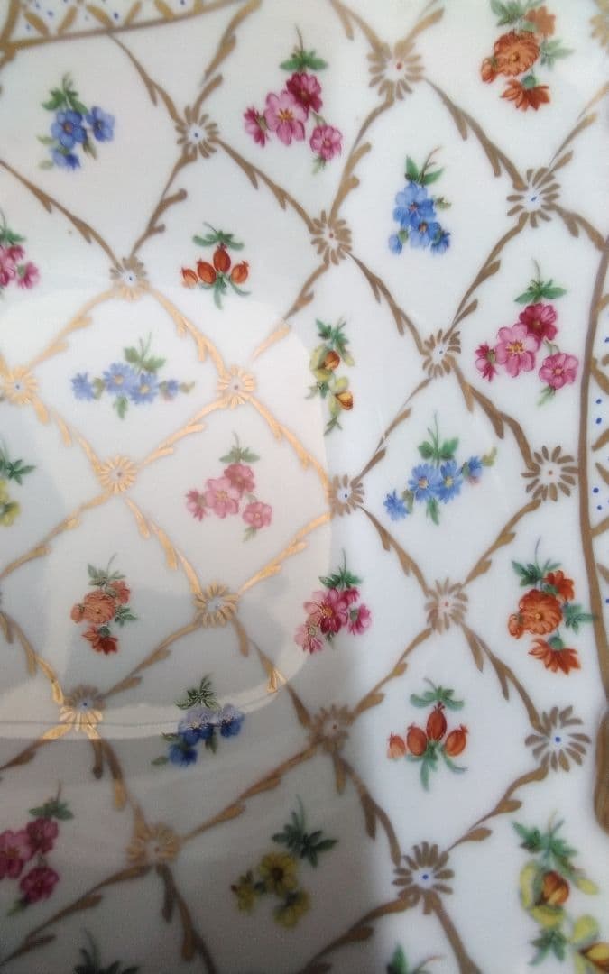 mMa-22.エリオス皿プレート・イタリア製ハンドペイント中古美品