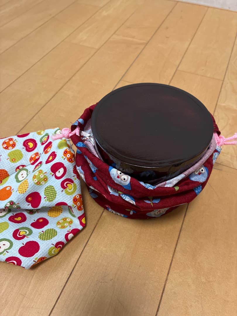 曲げわっぱ　井川メンパ　新品　セット売り　木製セット（赤い巾着付き）