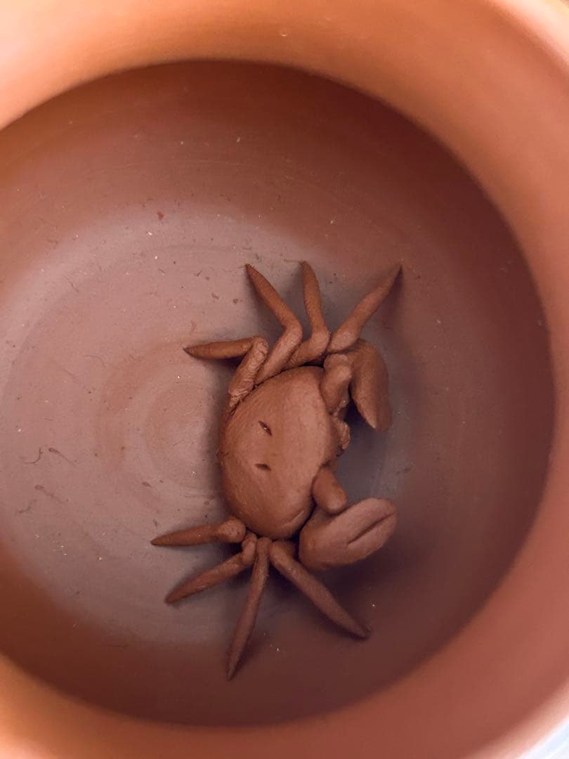 名工　不議庵素三作　常滑焼 徳利・ぐい呑みセット（赤土色）