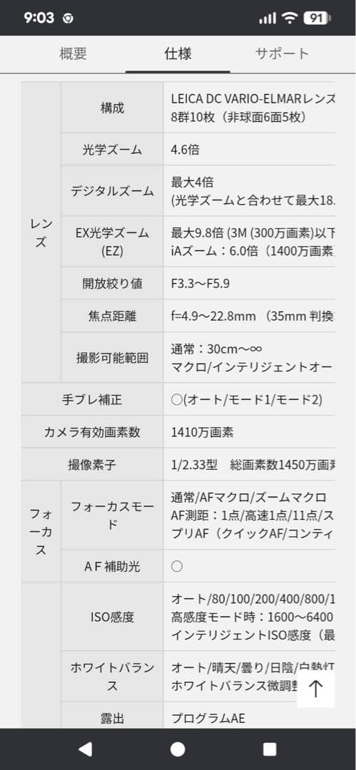 【激レア美品】Panasonic DMC-FT2 オレンジ 14MP 防水カメラ
