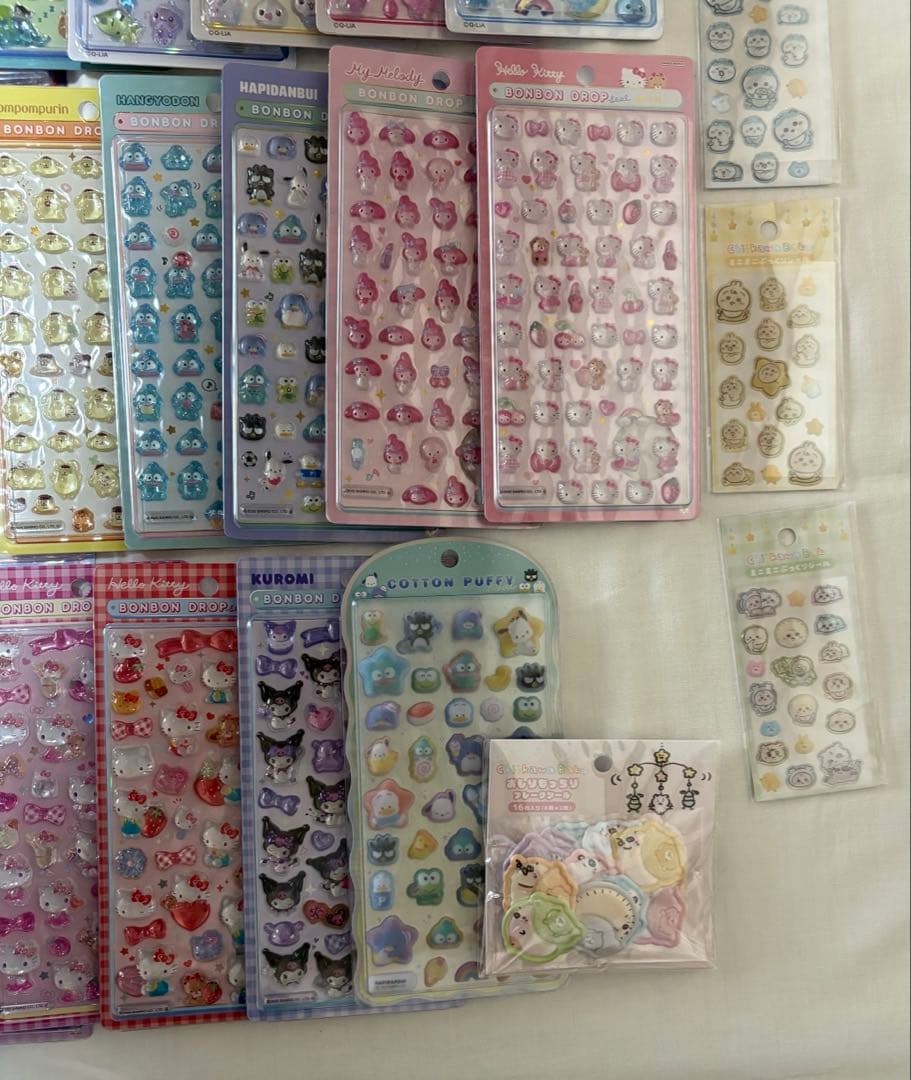 ボンボンドロップシール ボンドロ うるちゅる 等シール まとめ売り 計55点
