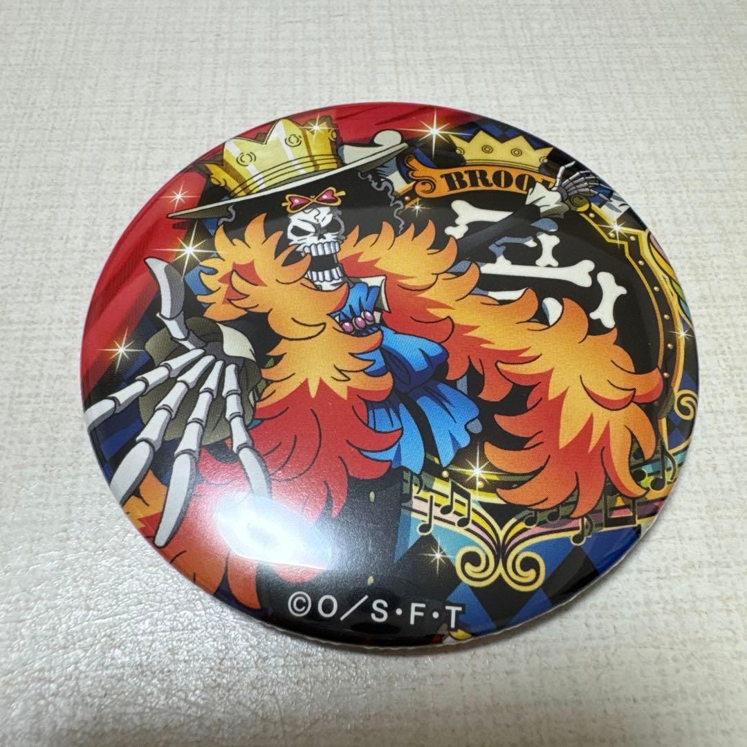 ワンピースタワートンガリ缶バッジ ブルック2種&20周年缶バッジ他ブルックセット