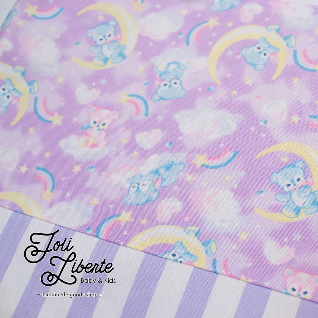 【ゆめかわベア×ラベンダー】レッスンバッグ・シューズバッグ・お着替え袋3点セット