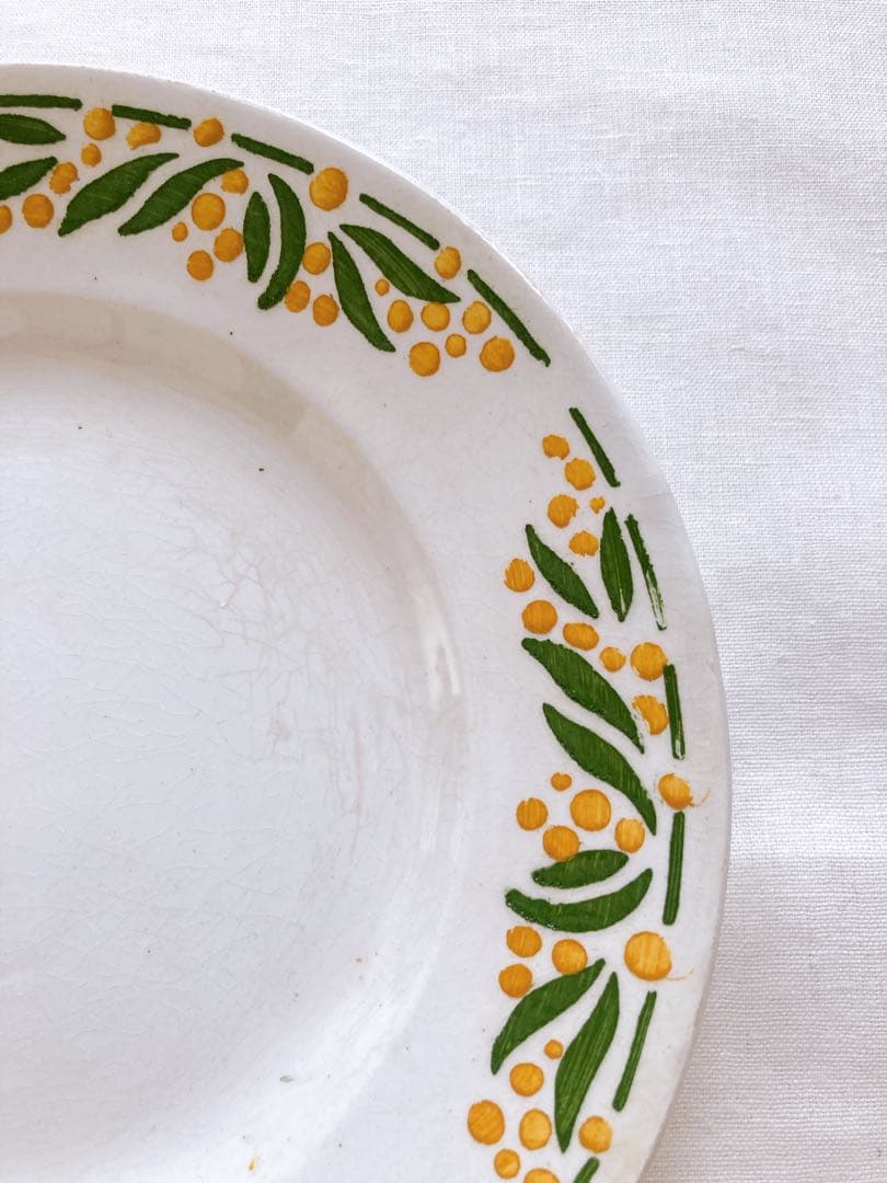 フランスアンティークHBCM mimosaシリーズ　デザート皿