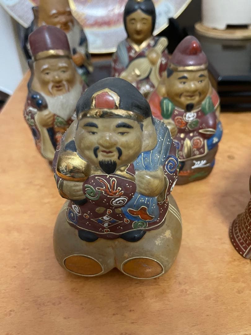 七福神 陶器置物セット