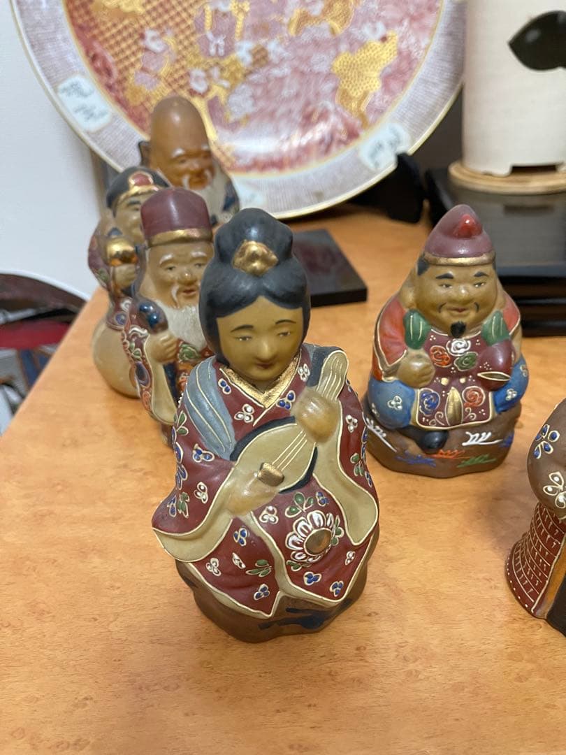 七福神 陶器置物セット