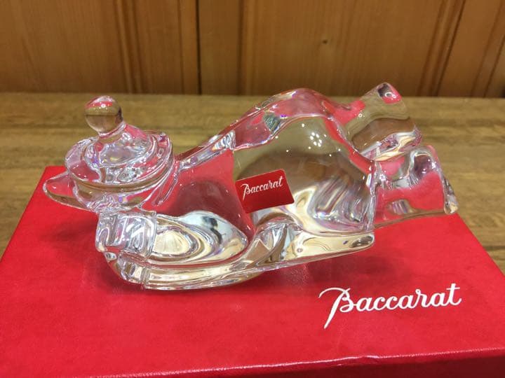 Baccarat ベアクリスマスフィギュア
