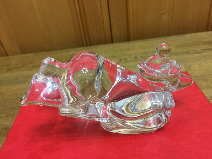 Baccarat ベアクリスマスフィギュア