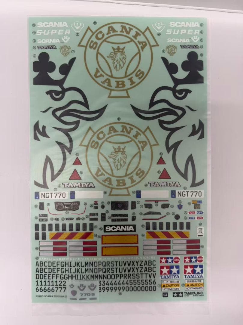 1/14電動RC トレーラーベッド　スカニア 770 S 6x4　シルバー