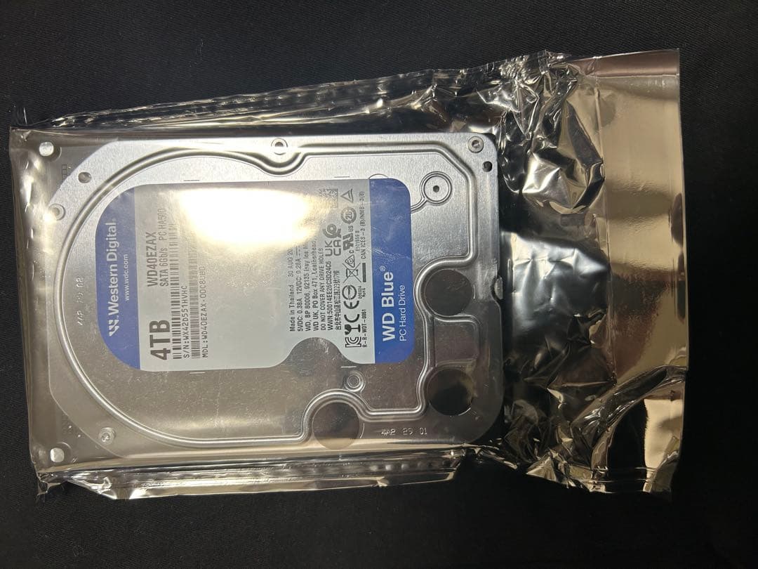 【新品未使用】Western Digital hdd 4TB