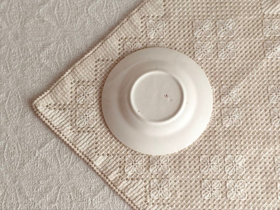 * antique plate ୨୧ ディネット 小さなお皿 ブラウン