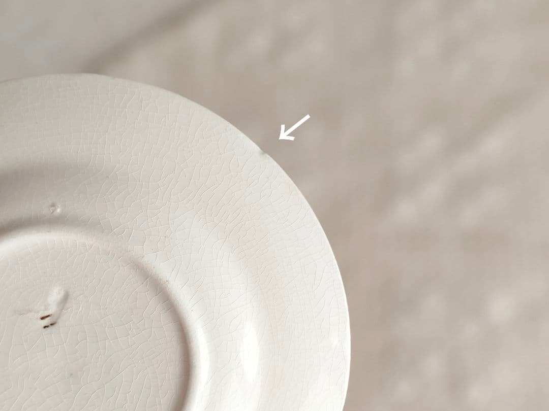 * antique plate ୨୧ ディネット 小さなお皿 ブラウン