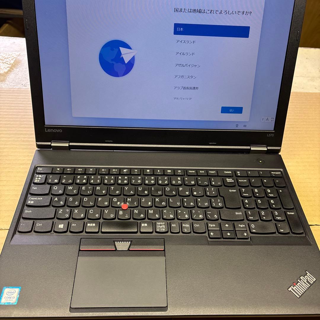 Windowsノート本体 Lenovo ThinkPad L570