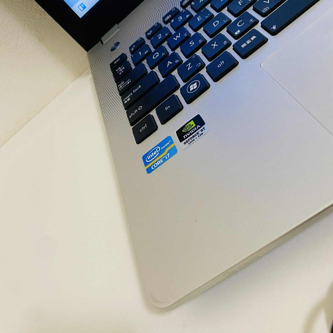 Y110 ASUSノートパソコンi7メモリ8G高速WEBカメラSSD Win11