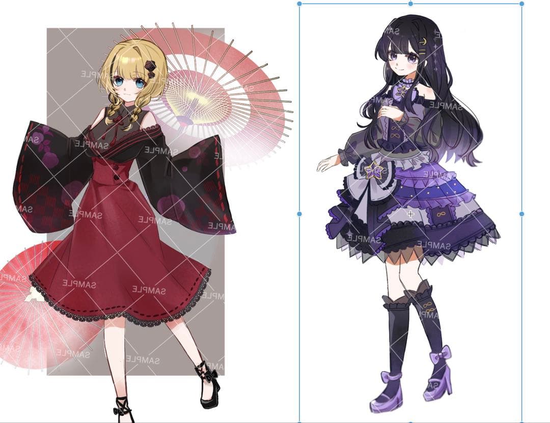 イラストオーダー 夢絵 色紙 ポストカード