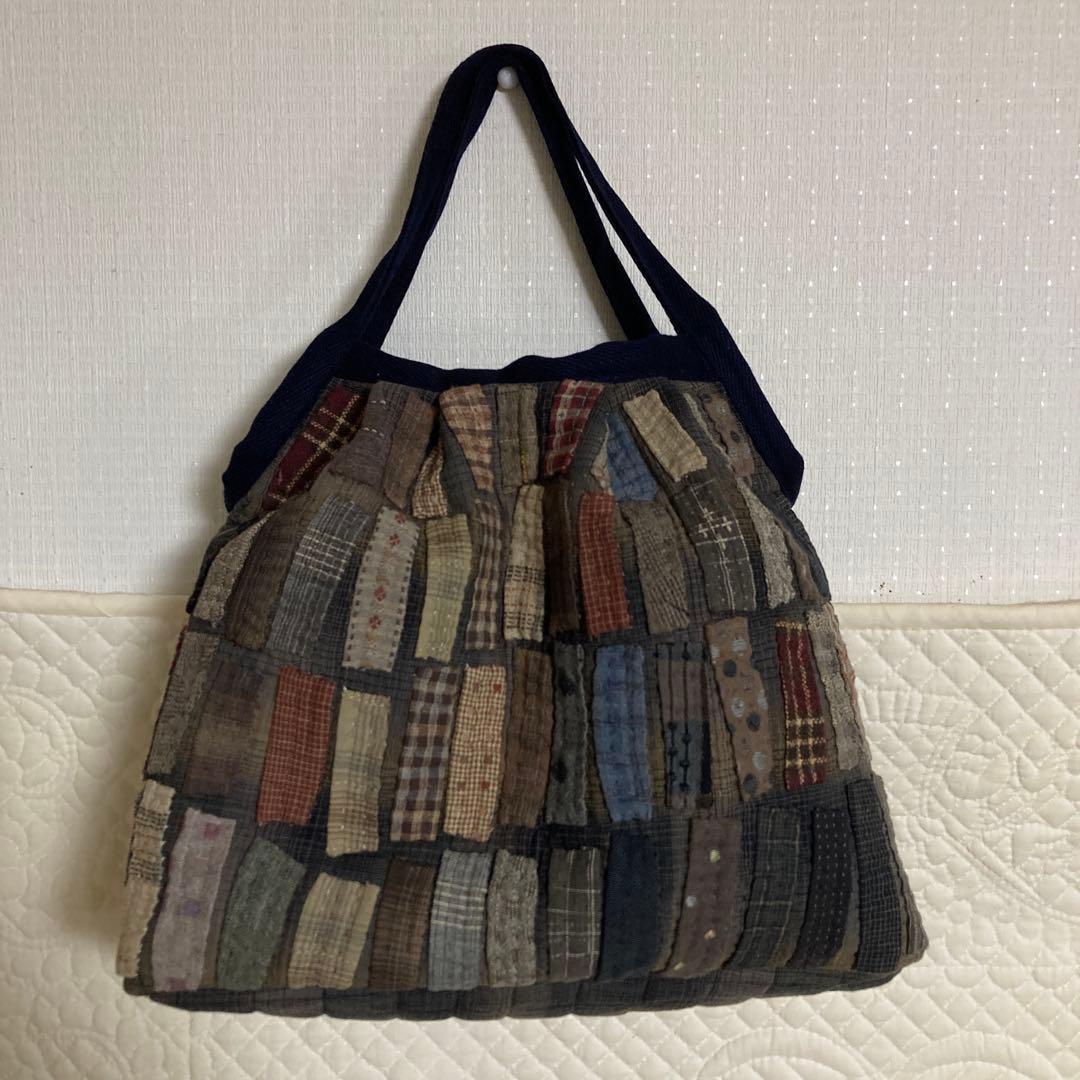 パッチワークグラニーバッグ ハンドメイド
