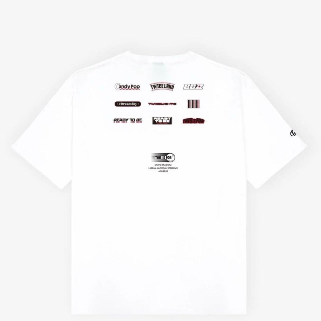 新品未開封 TWICE THIS IS FOR Tシャツ 白 M 国立