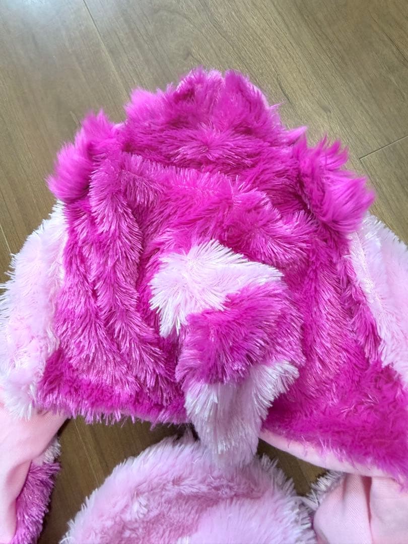 チェシャ猫　フード付きマフラー