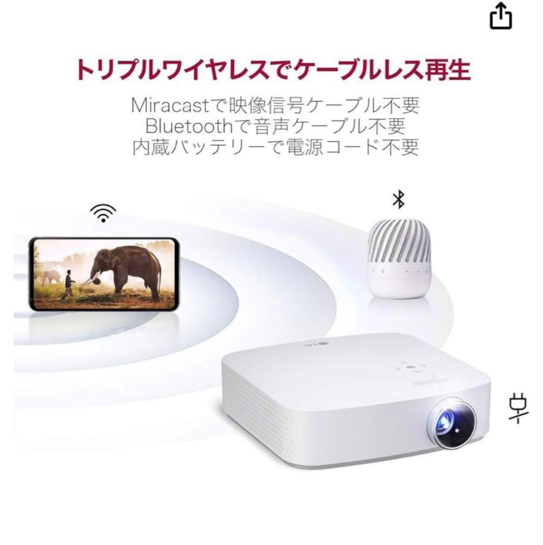 バッテリー内蔵フルHDコンパクトプロジェクター (PF50KSAJL)